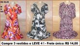 Vestidos diversos vestem até 52